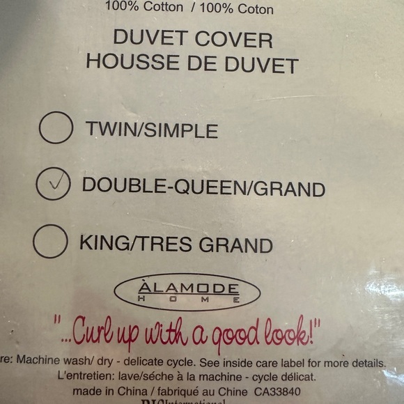 NWT Bed-lam double duvet cover and sham - Picture 4 of 7